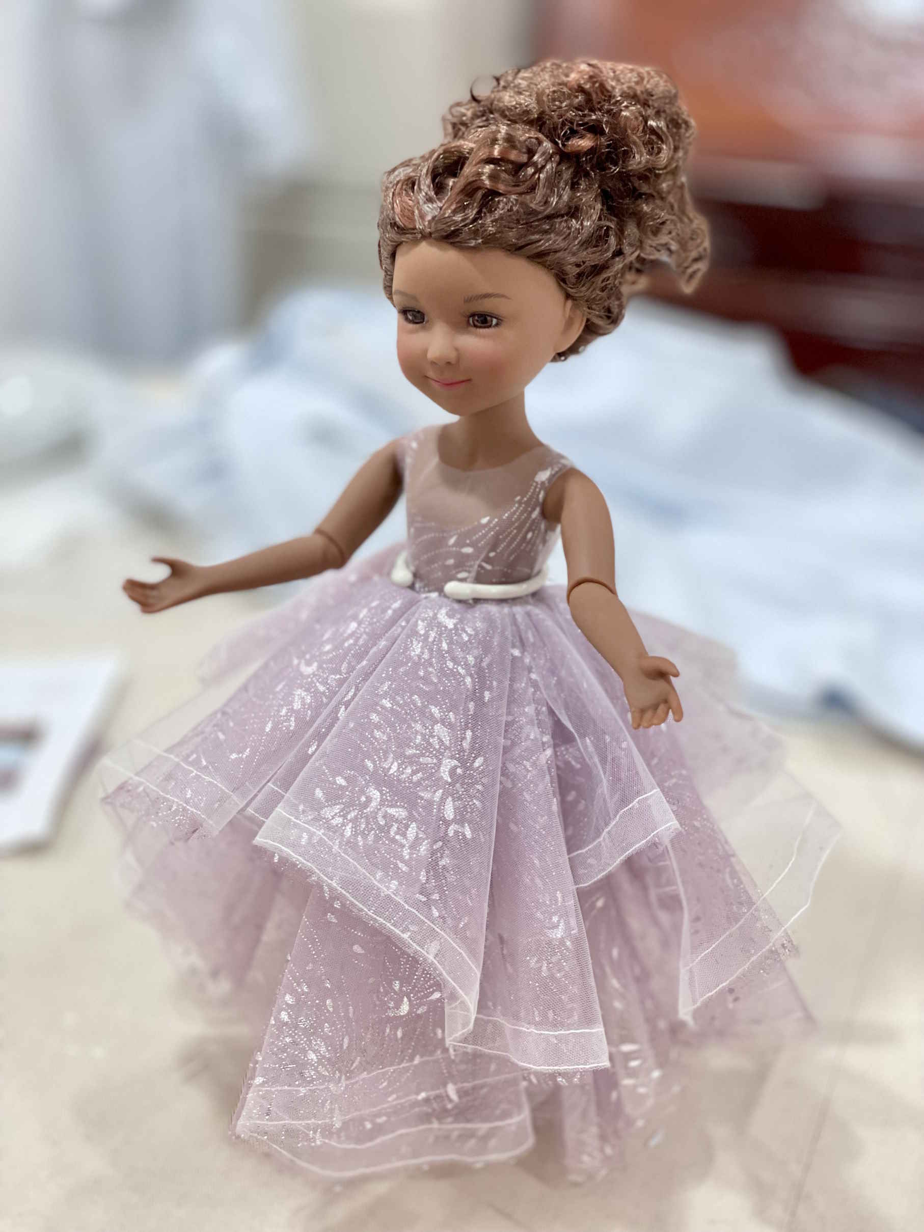 First sample on doll